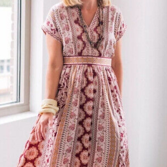 Gal Meets Glam Wine Liza Dress 18 NWT - Picture 2 of 8